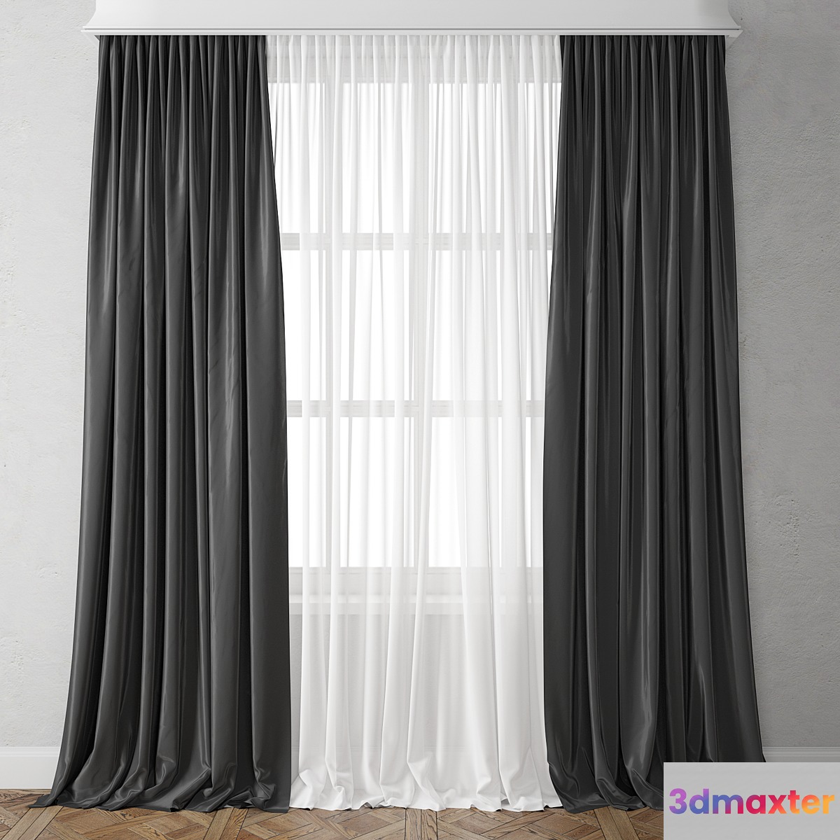 Curtain 60 3D Max