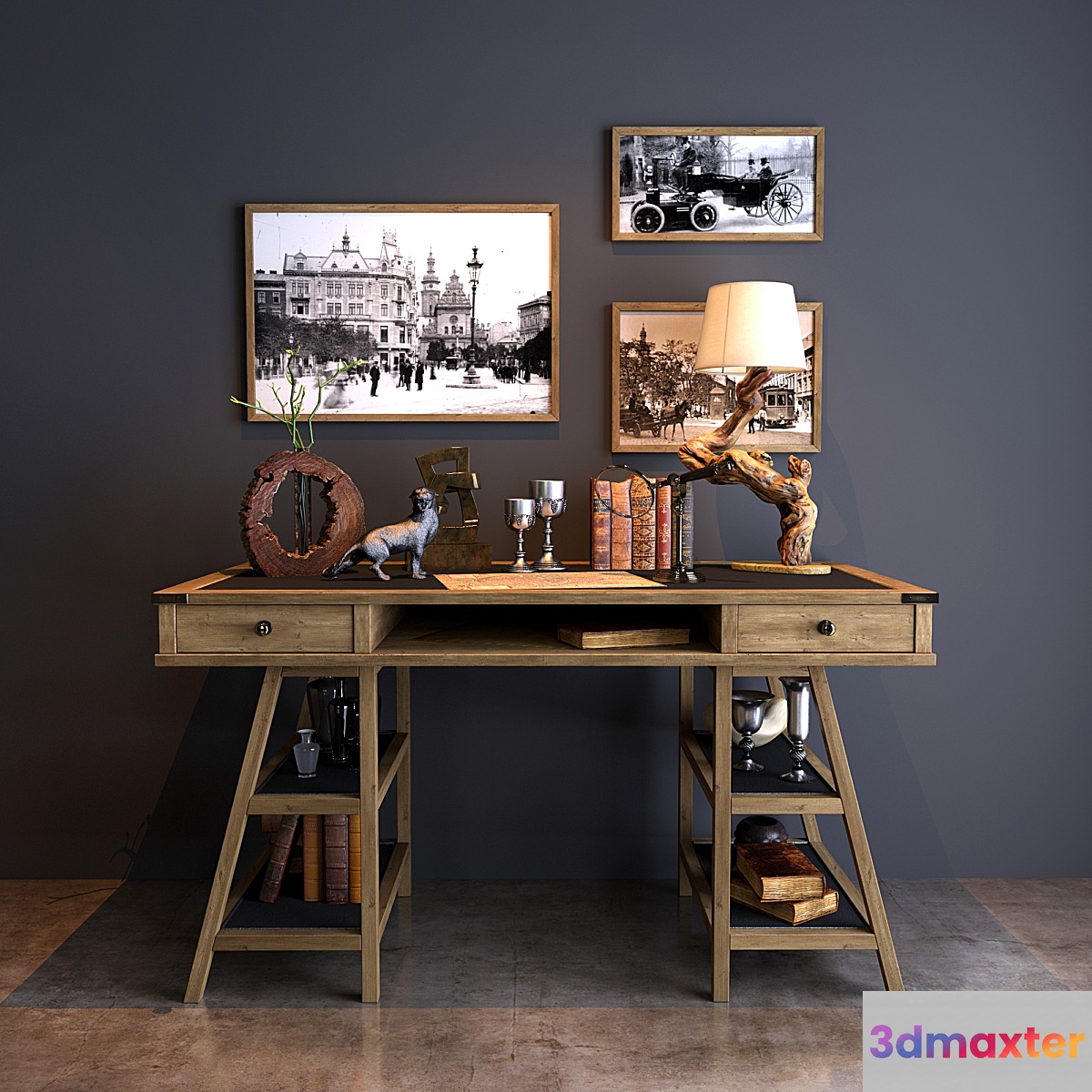 Decorative set 3D Max