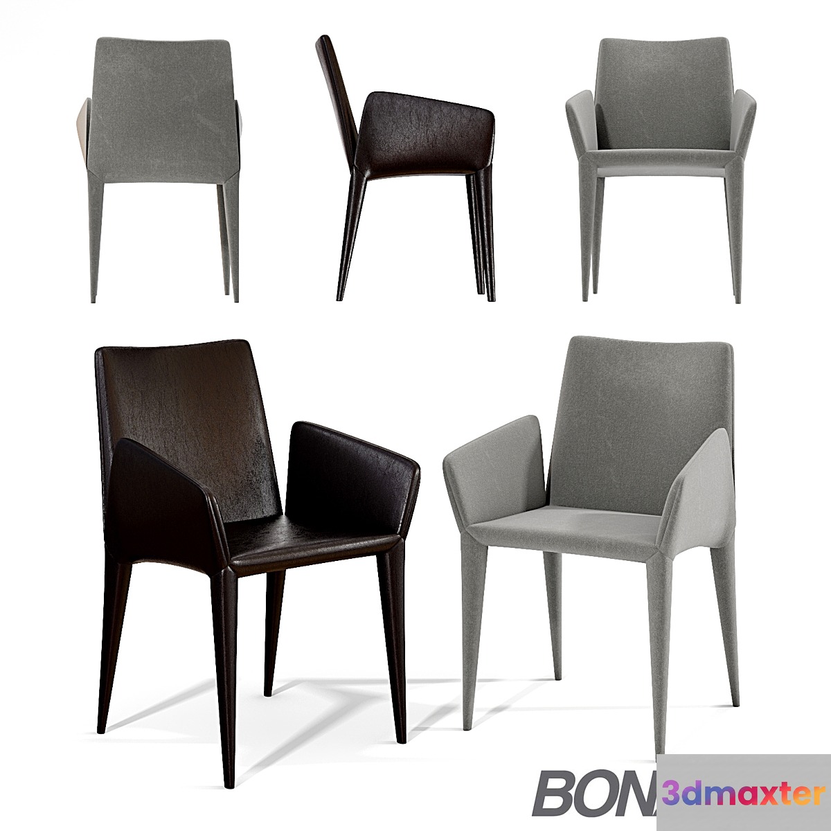 Bonaldo Miss Filly chair 3D Max