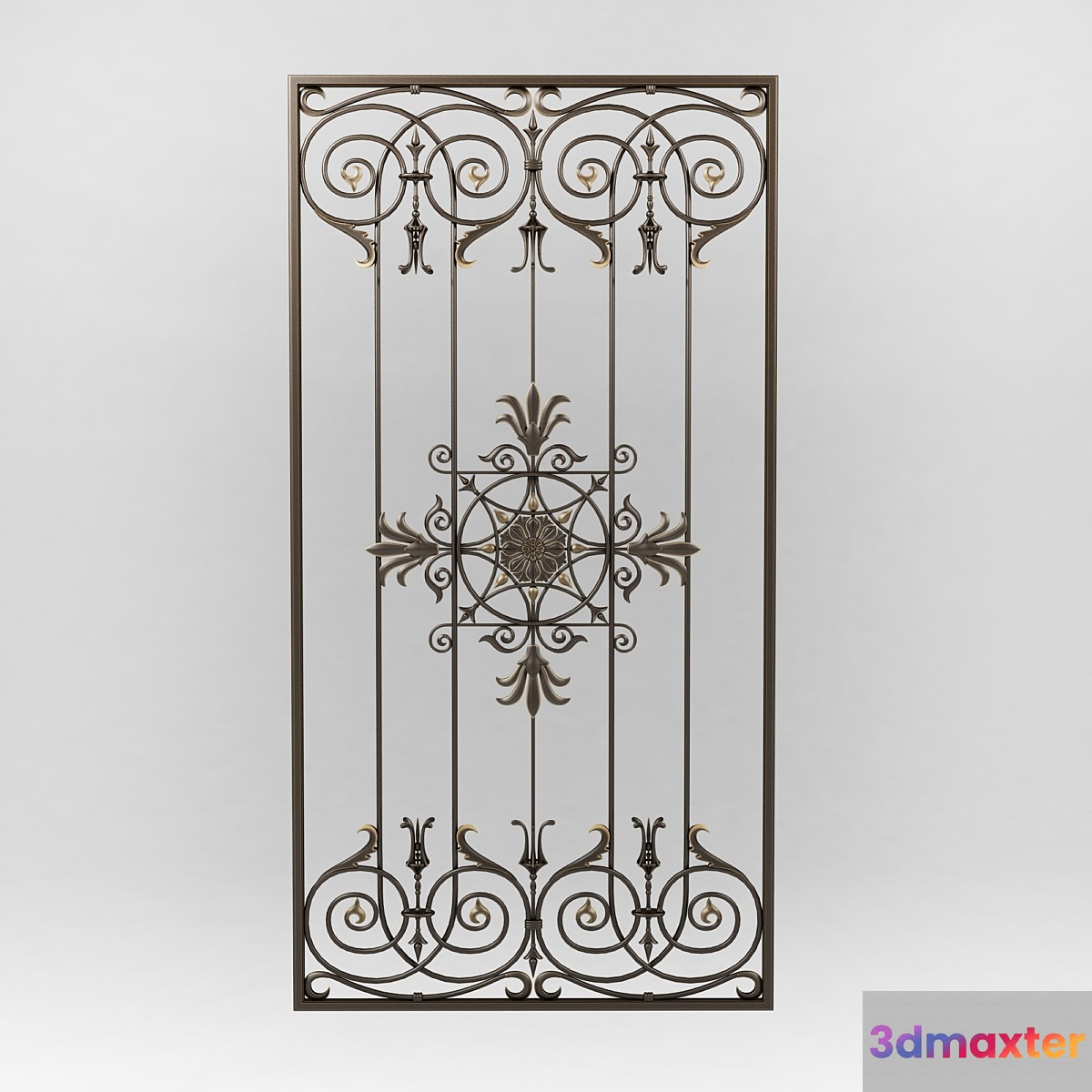 Wrought iron grille 79 3D Max