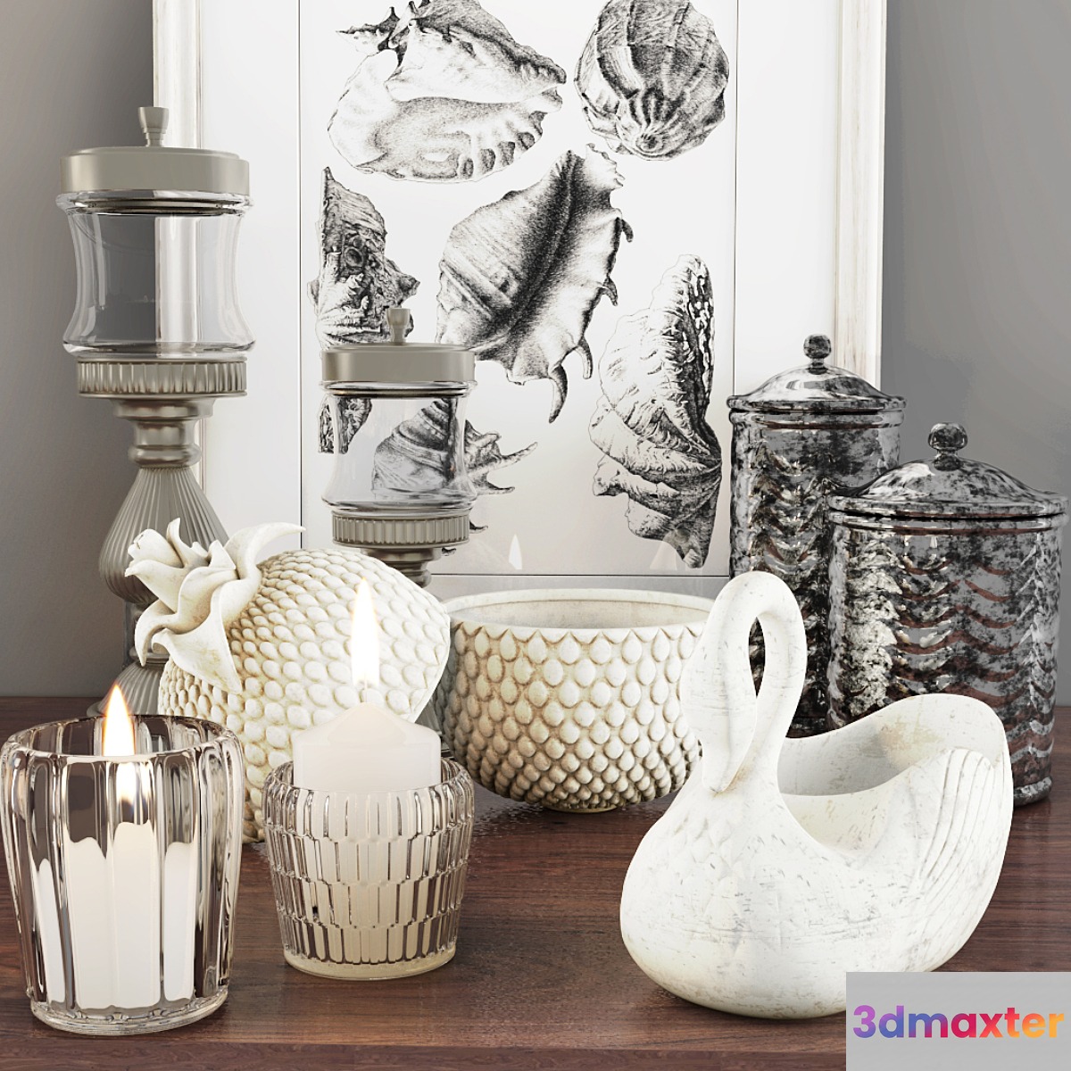 Decorative set - No.40 3D Max