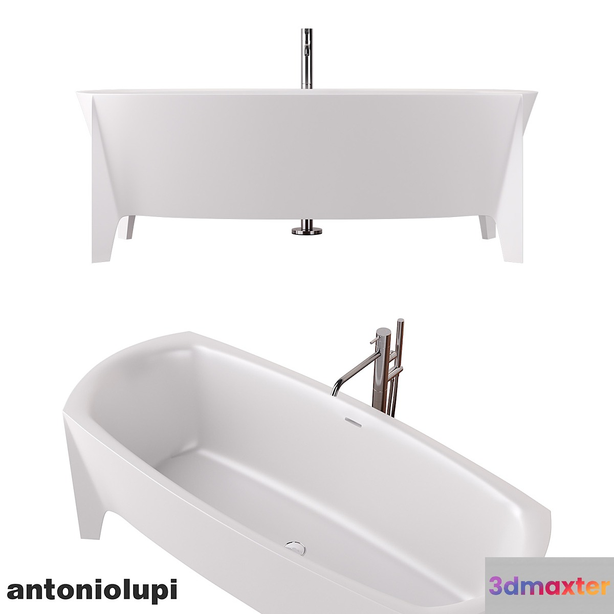 Antonio Lupi _ Edonia bath _ Ayati freestanding bath tap 3D Max