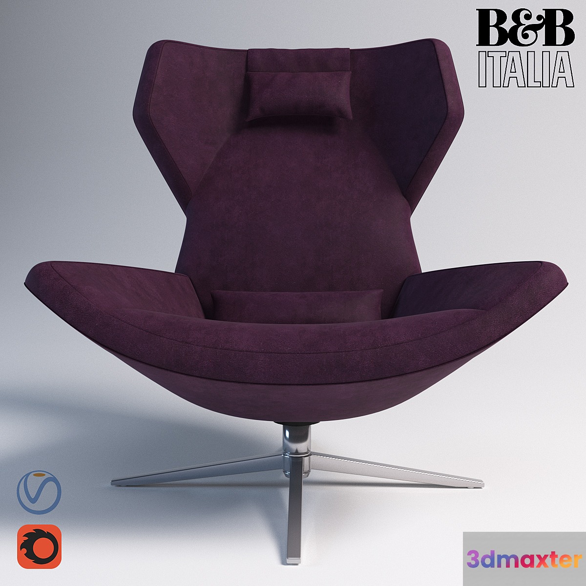 Armchair Metropolitan '14 bebitalia 3D Max