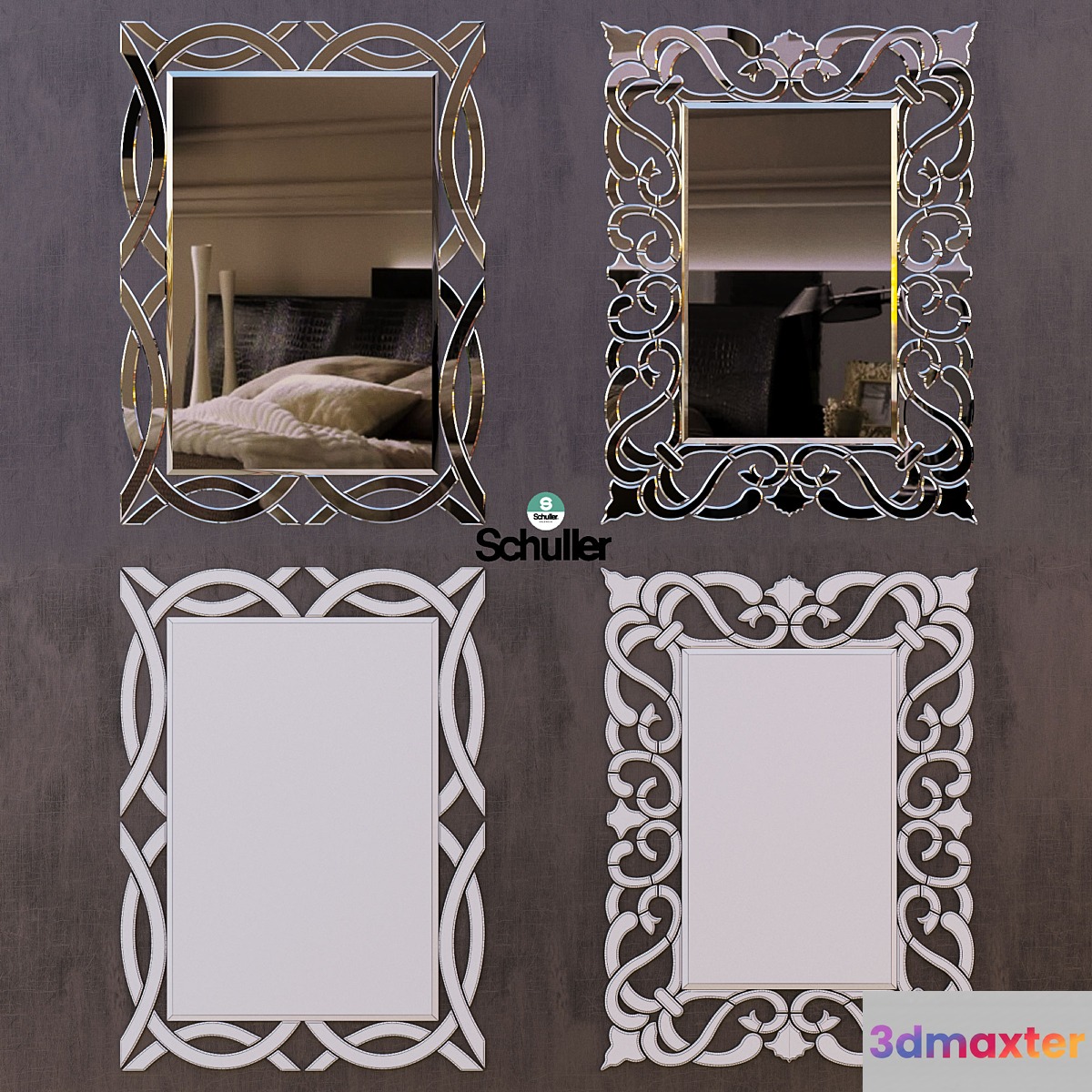 Set of two mirrors Schuller