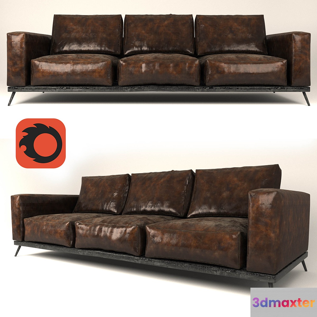 Leather sofa - No.3