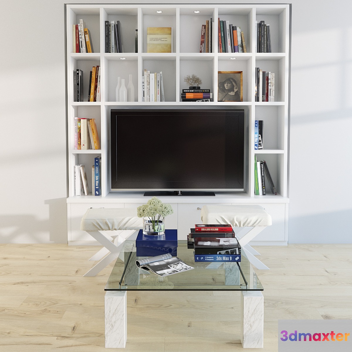 Built-in wall TV