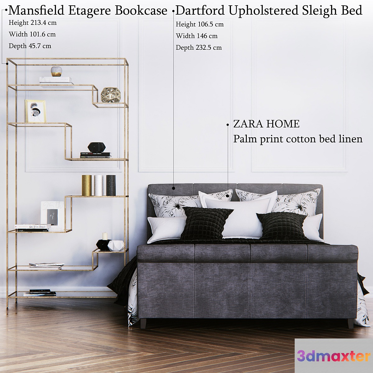 Furniture set 3D Max