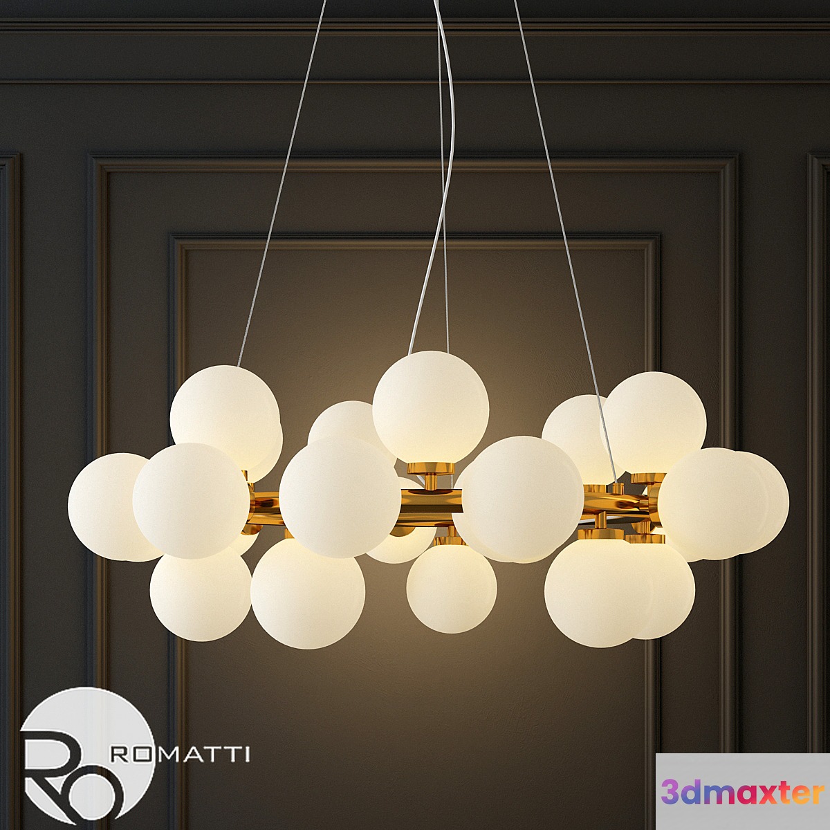 Hanging lamp the mimosa pendant by atelier areti