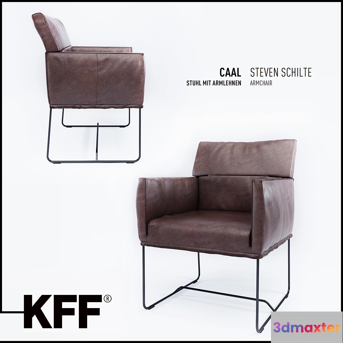 Saal Chair and table Artus factory KFF - No.2 3D Max