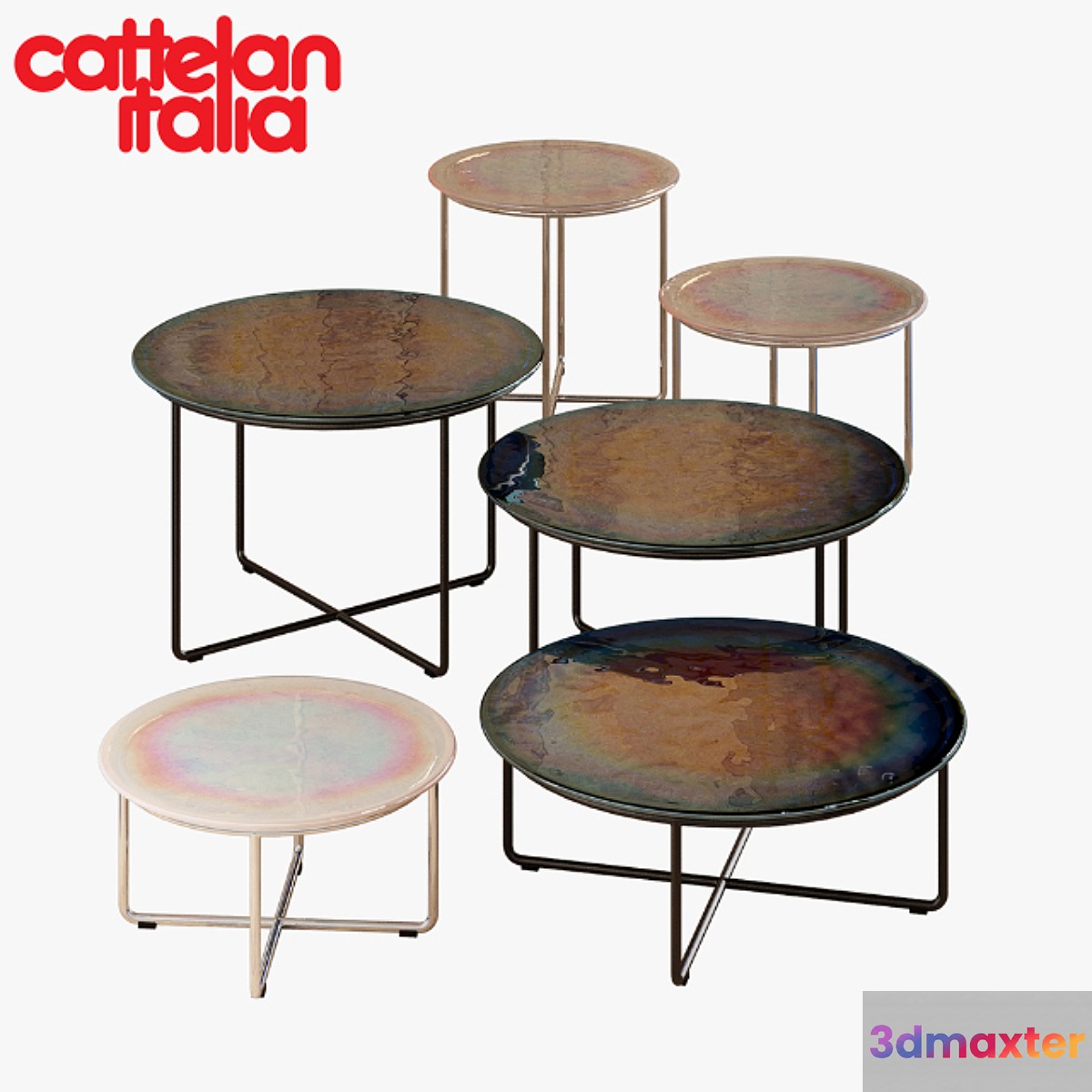 Cattelan Italia vinyl table 3D Max