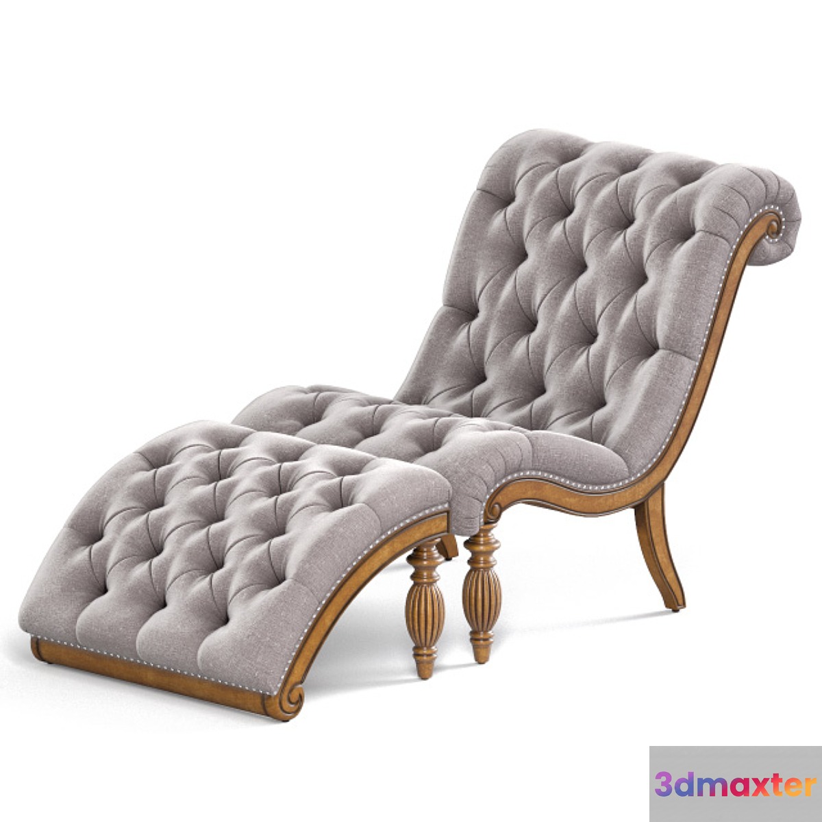 Bellagio Classic Tufted Chaise Lounge - No.2