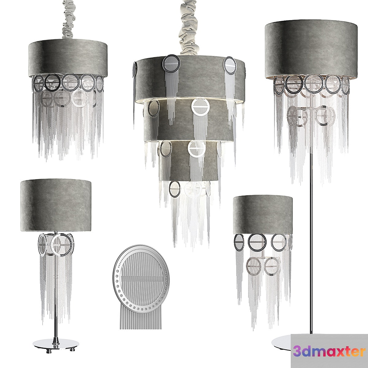 Chandeliers lamps sconces floor lamp Eurolampart collection Belt 3D Max