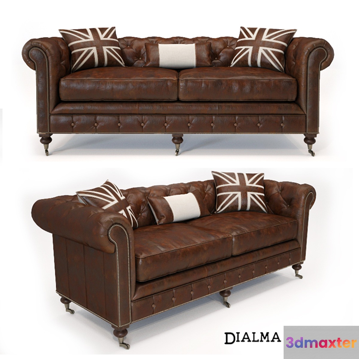 Sofa Dialma Brown 3D Max