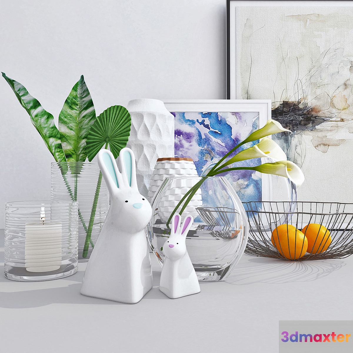 Crate & Barrel deco 3D Max