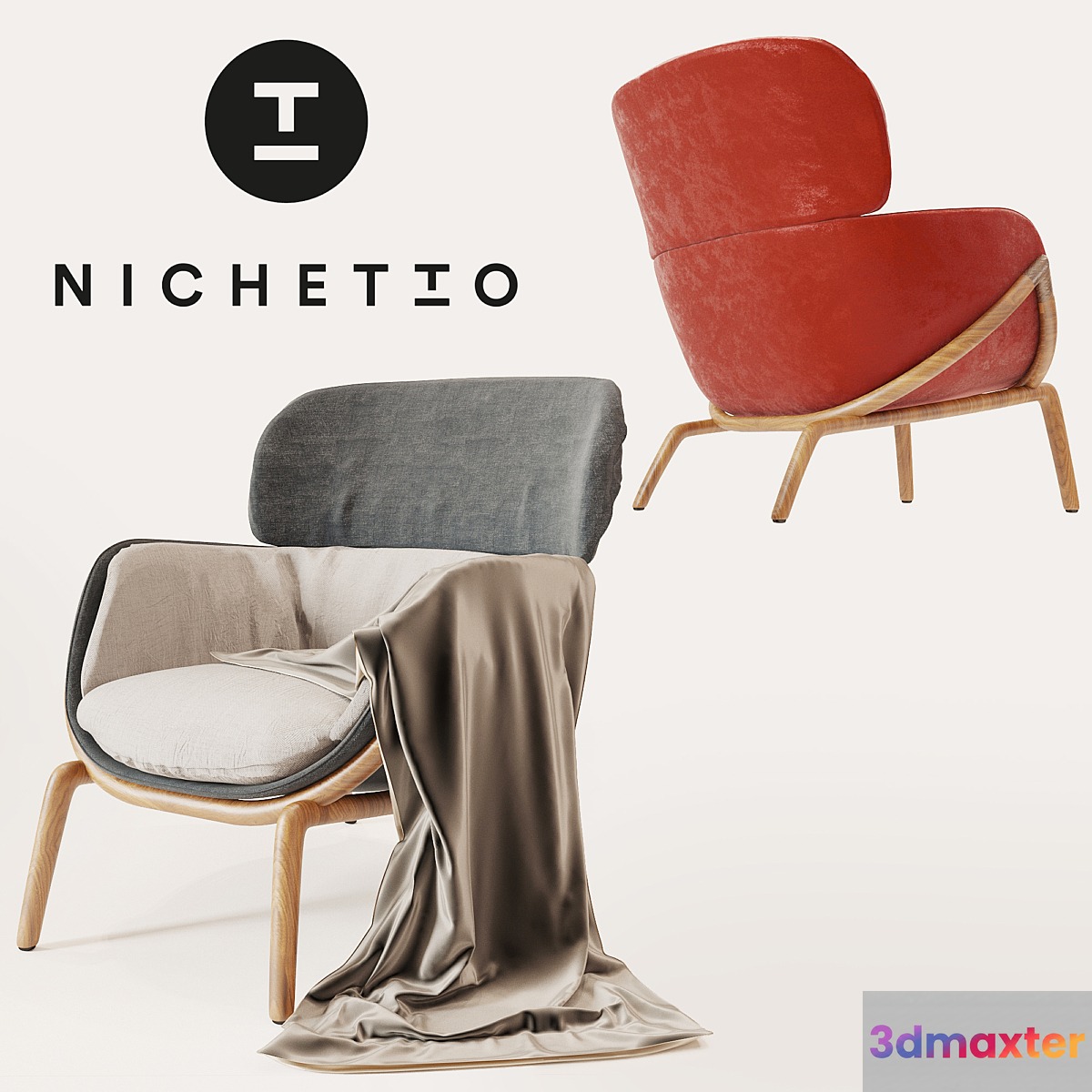 Armchair ELYSIA LOUNGE by Nichetto