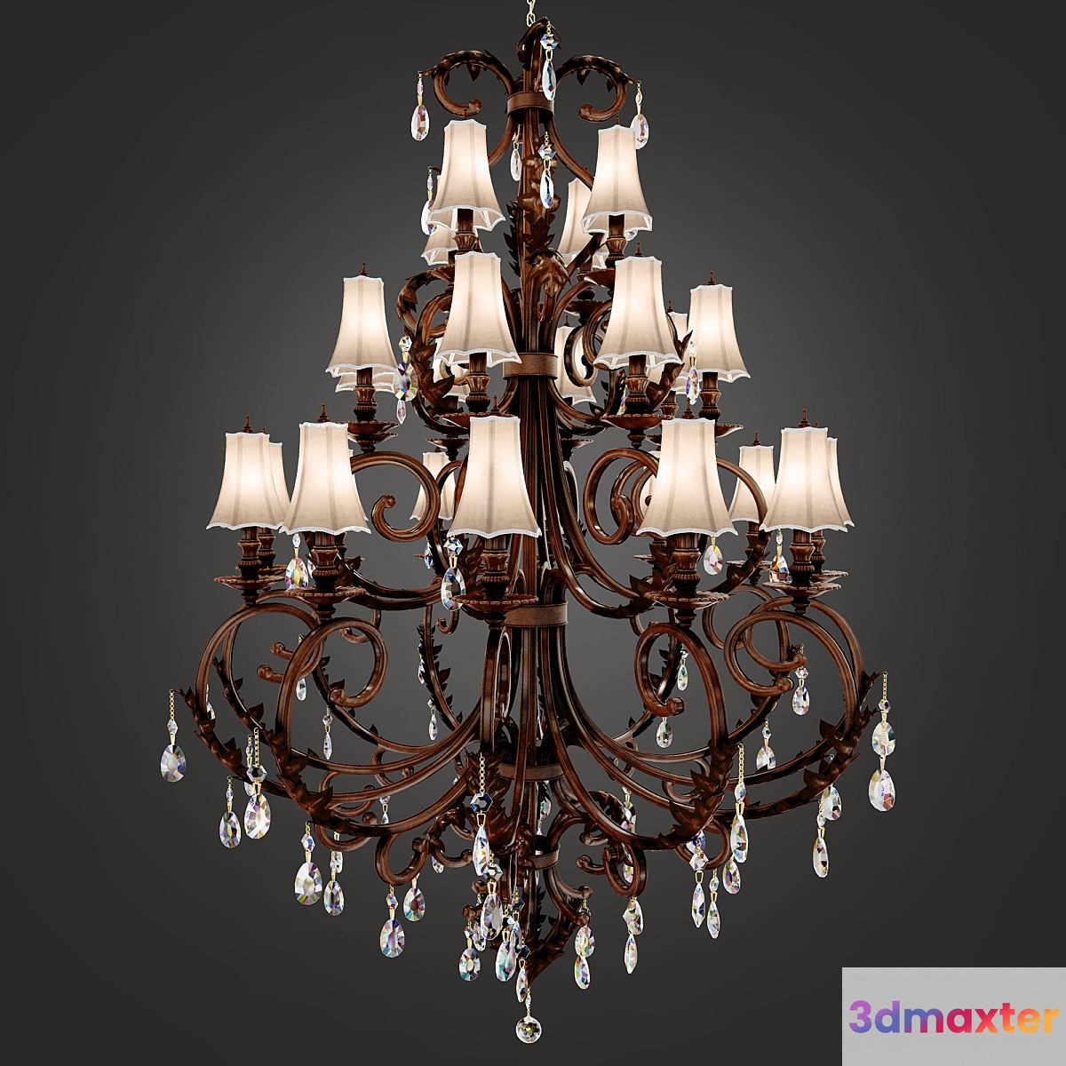 Chandelier Bliss L'Arte Luce 3D Max
