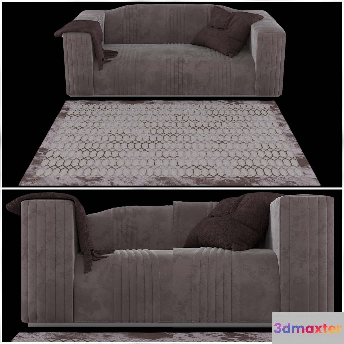 Sofa Rugiano the Cadillac and carpet Rugiano Platinum