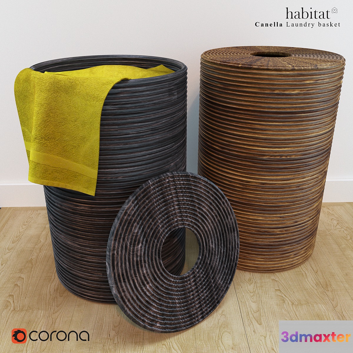 Laundry basket 3D Max