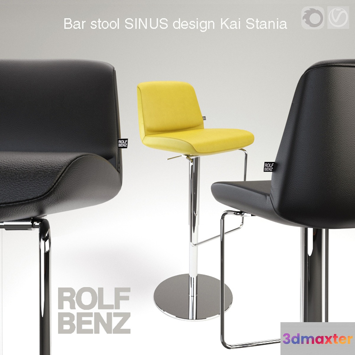 Barstool Rolf Benz sinus