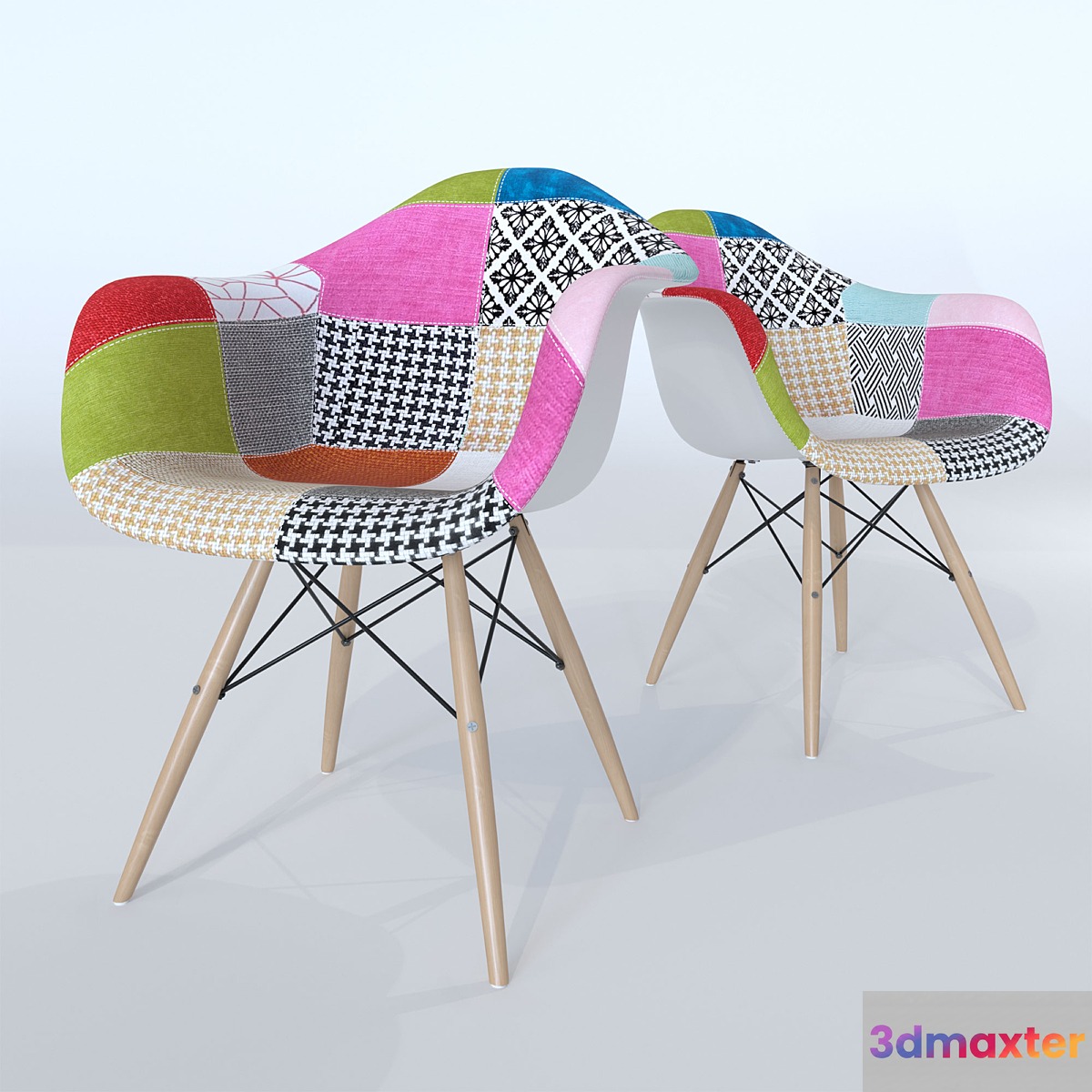 Chair Eames DAW Patchwork