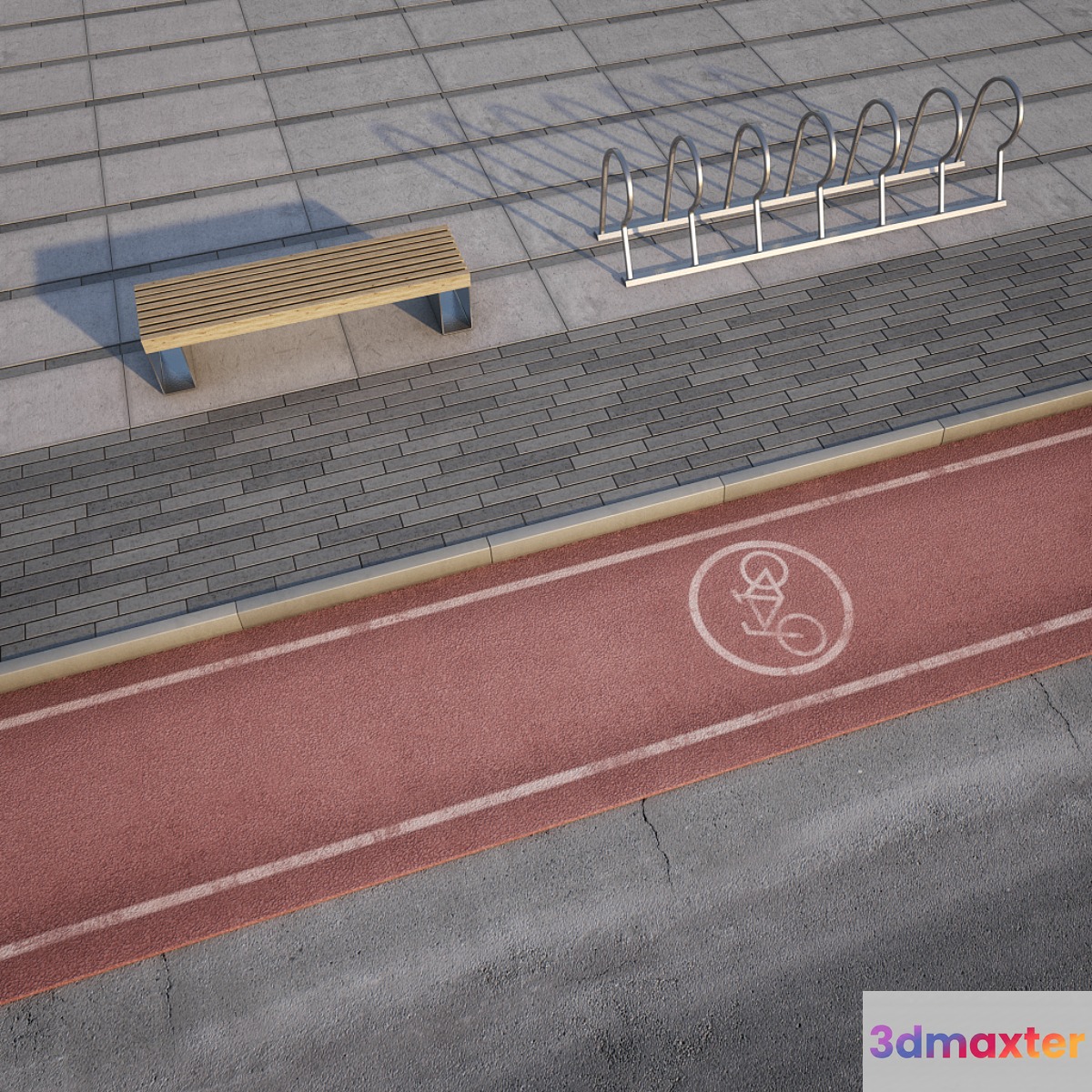 bike path to the sidewalk - No.3