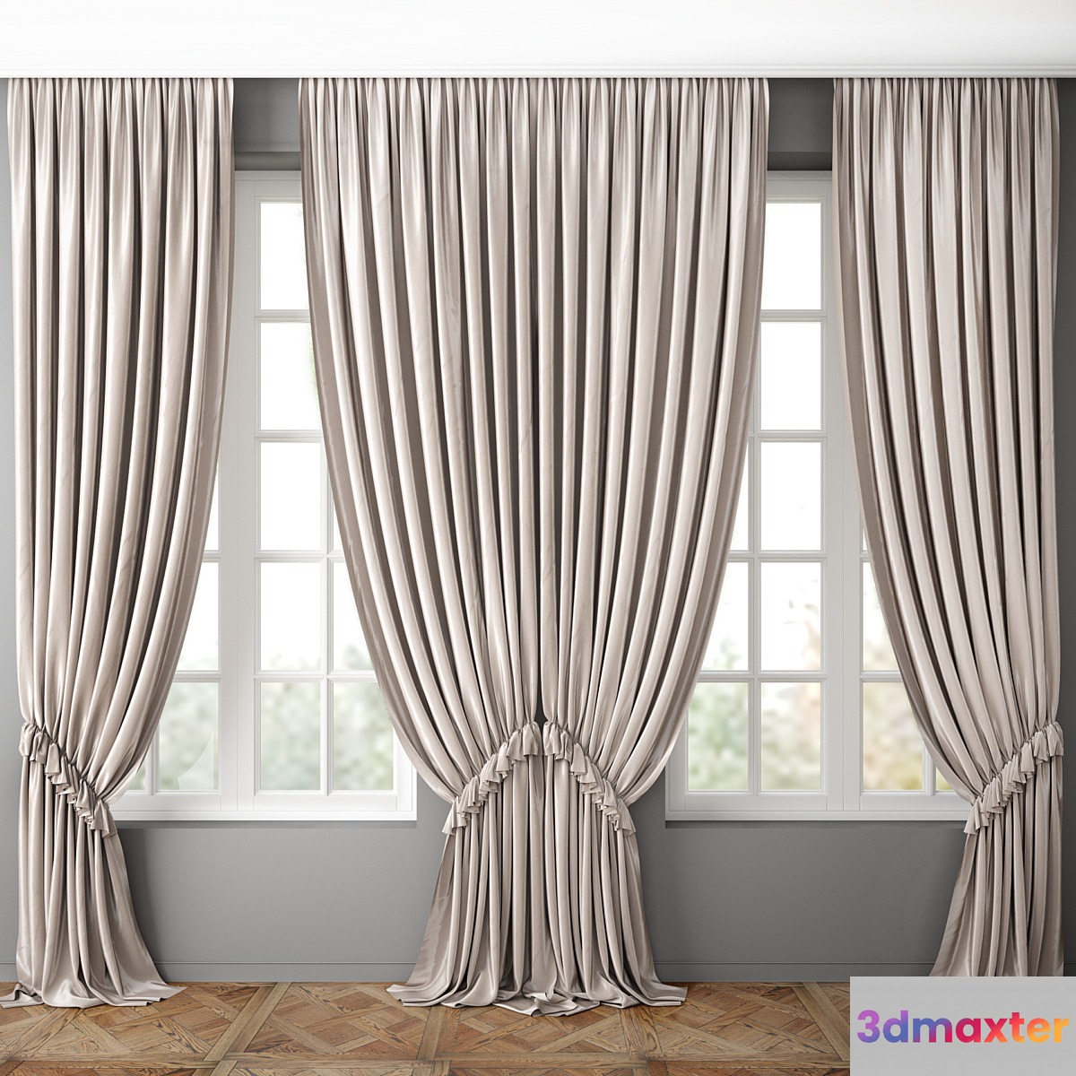 Curtain 61 3D Max
