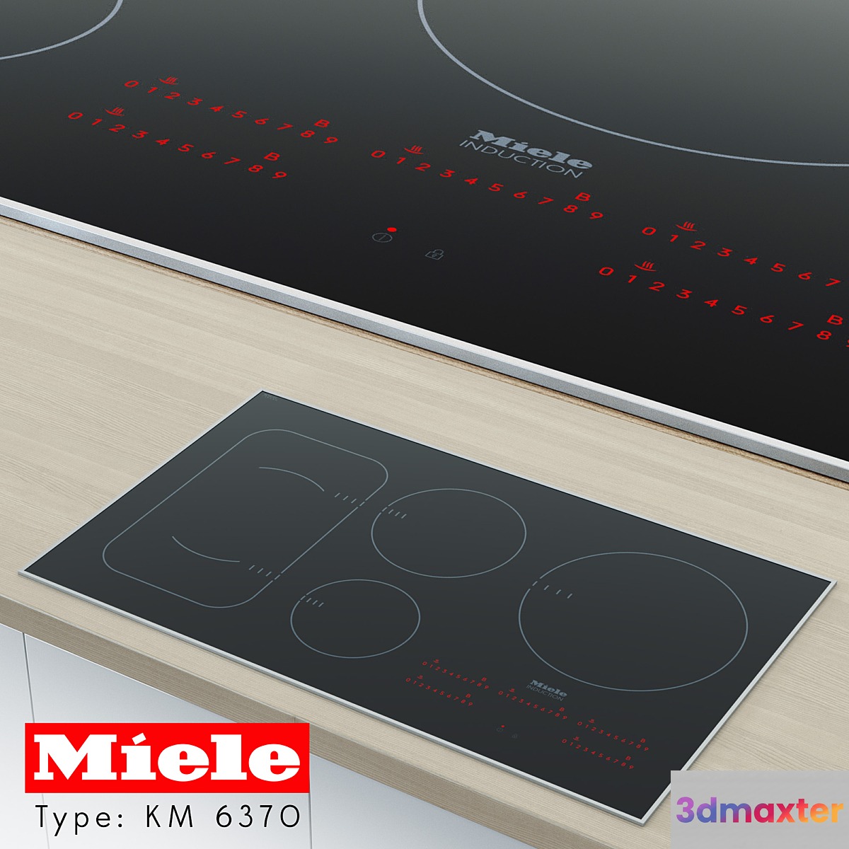 Miele Cooktop KM 6370 3D Max