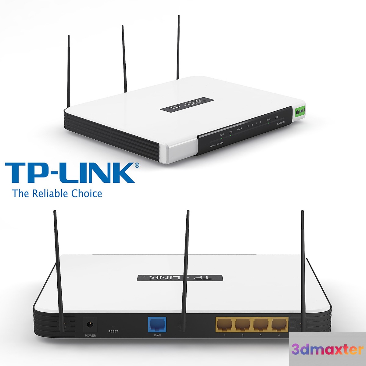 TP Link Wifi Router 3D Max