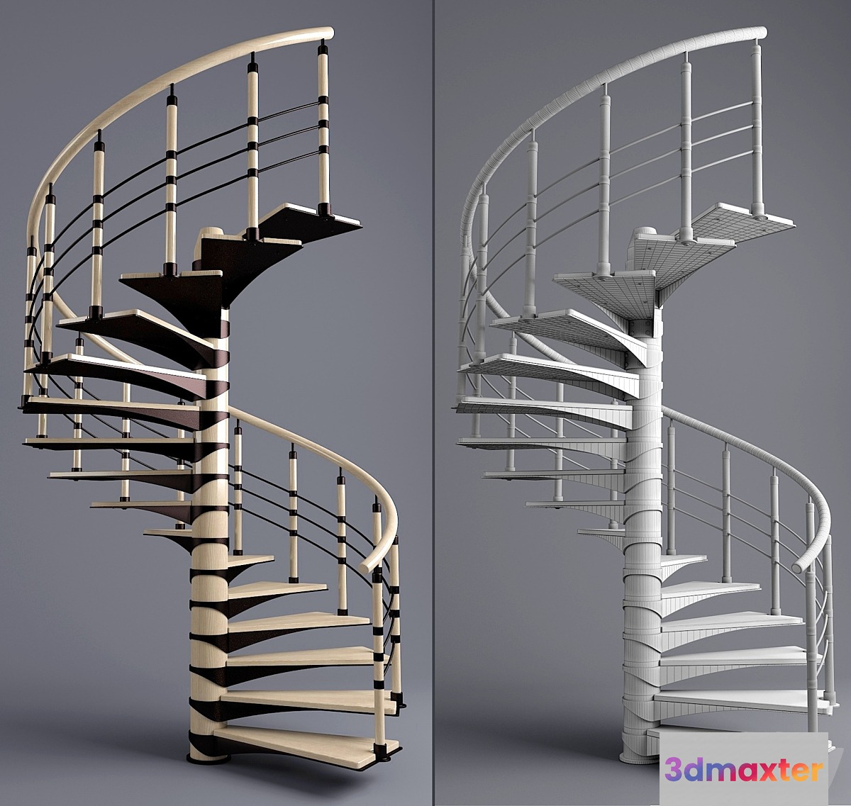 Stairs 3D Max