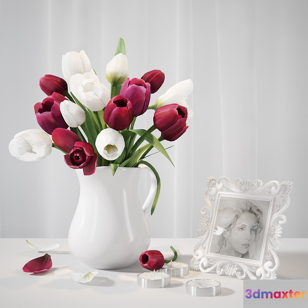 Tulips 3D Max