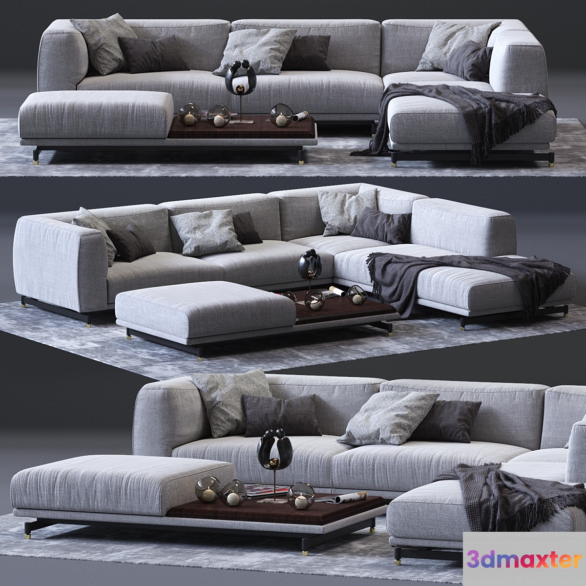 DITRE ITALIA St. Germain Corner Sofa 01