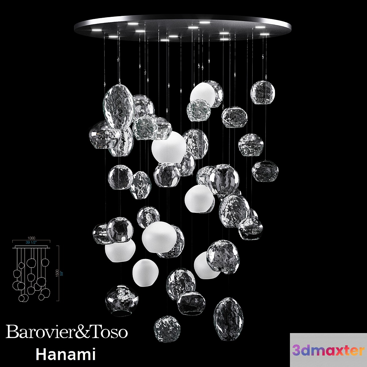 Barovier&Toso Hanami 3D Max