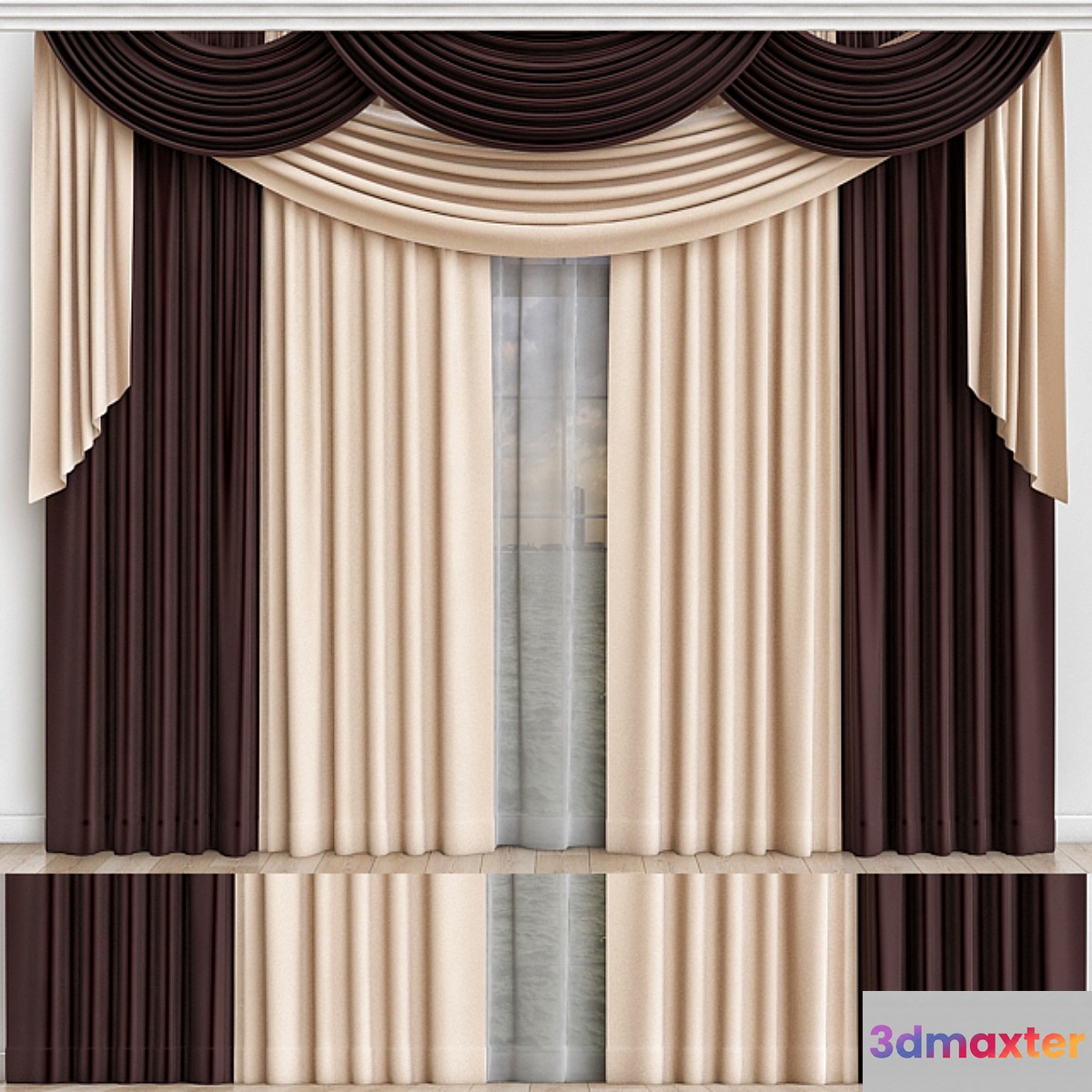 Curtains_14 3D Max