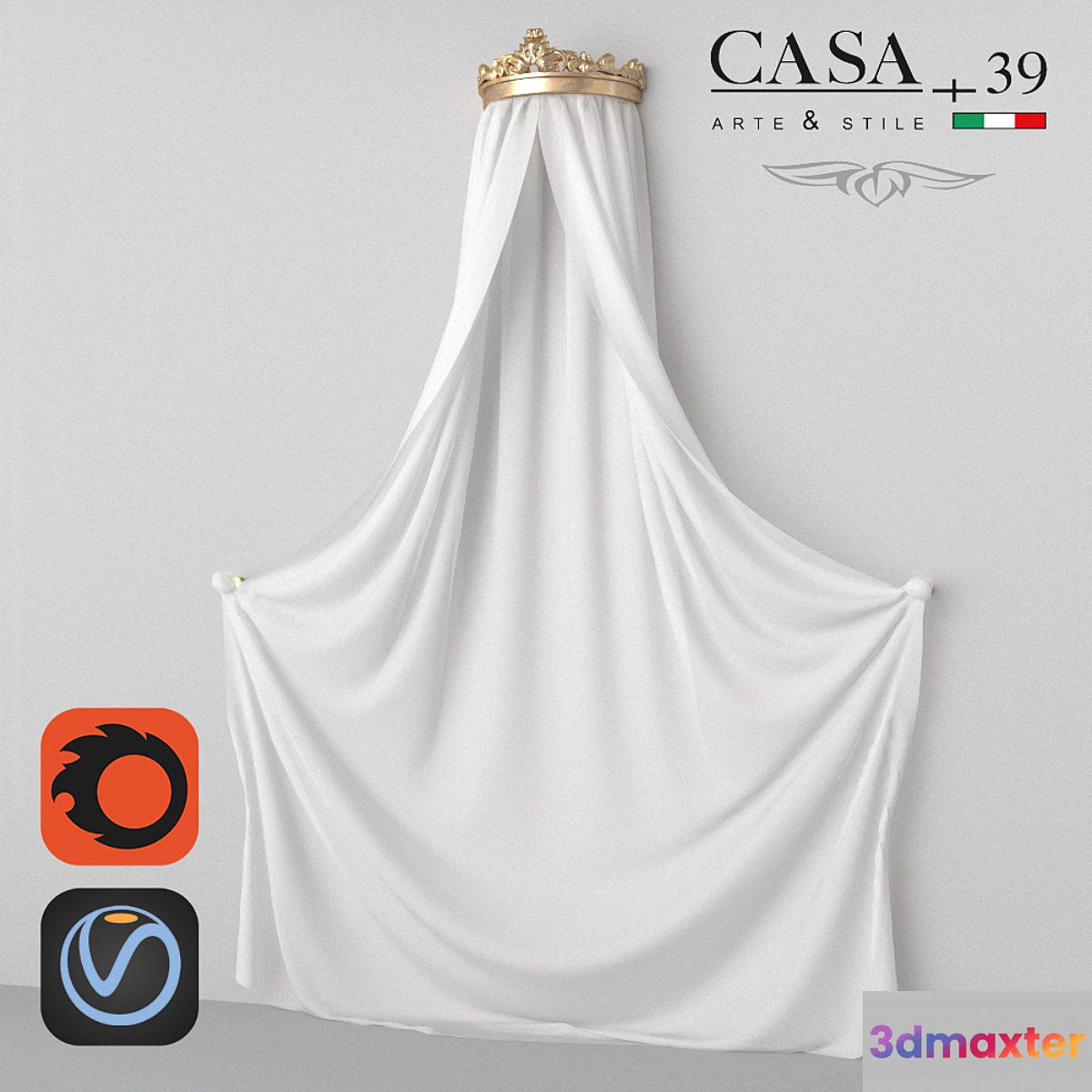 The Casa + 39 - Prestige - Crown + Canopy (art 718) 3D Max