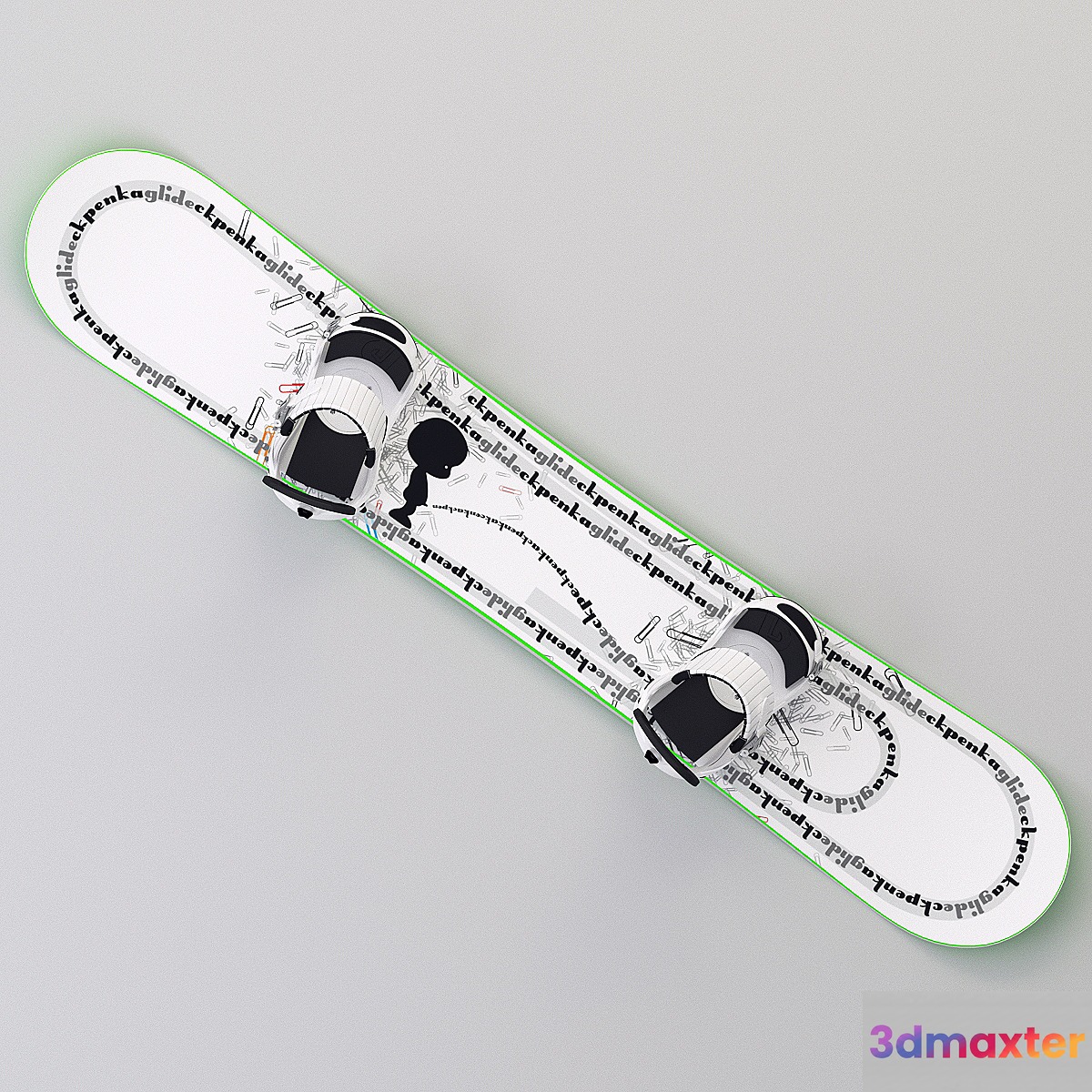 snowbord 3D Max