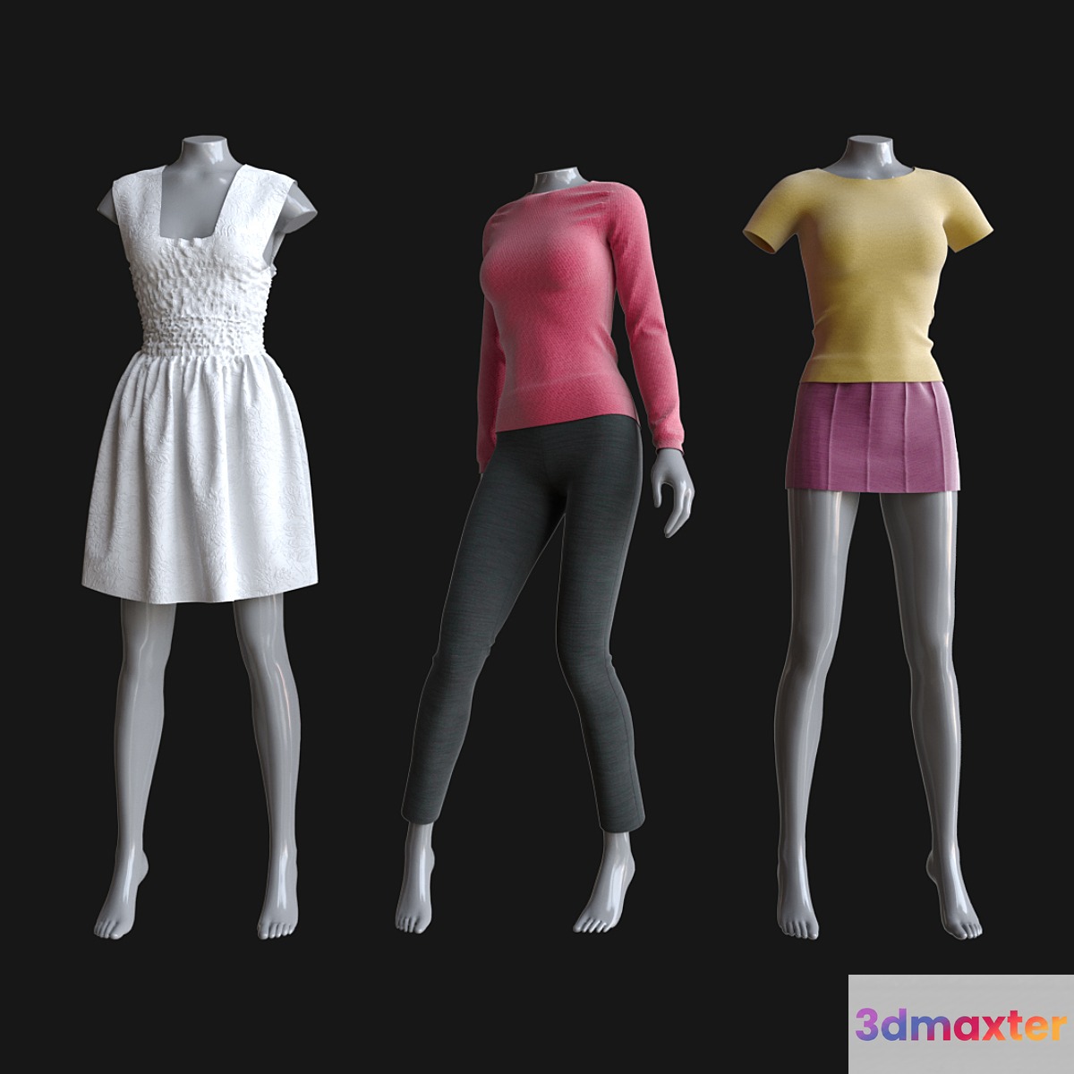 Women's clothing №2 3D Max