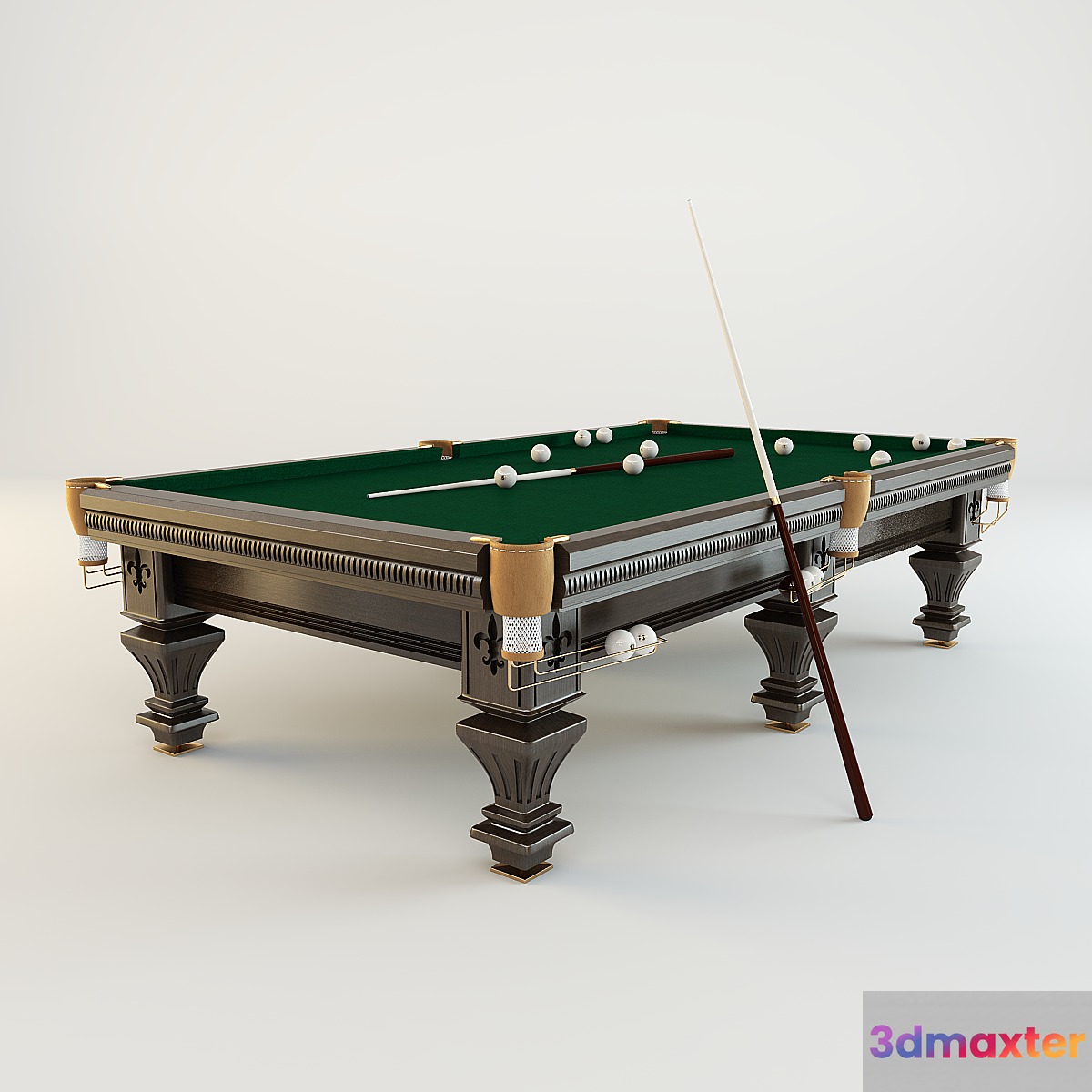 Pool table for Russian billiards «Hardy» (mahogany)