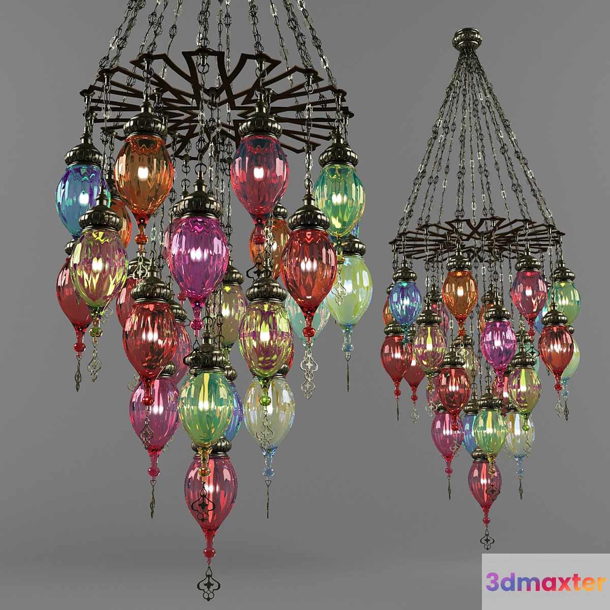 KANDELA GALATA Chandelier TO-PSC16 _ PX02S 3D Max