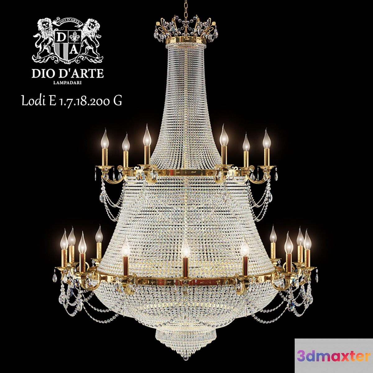 Chandelier Dio D'Arte