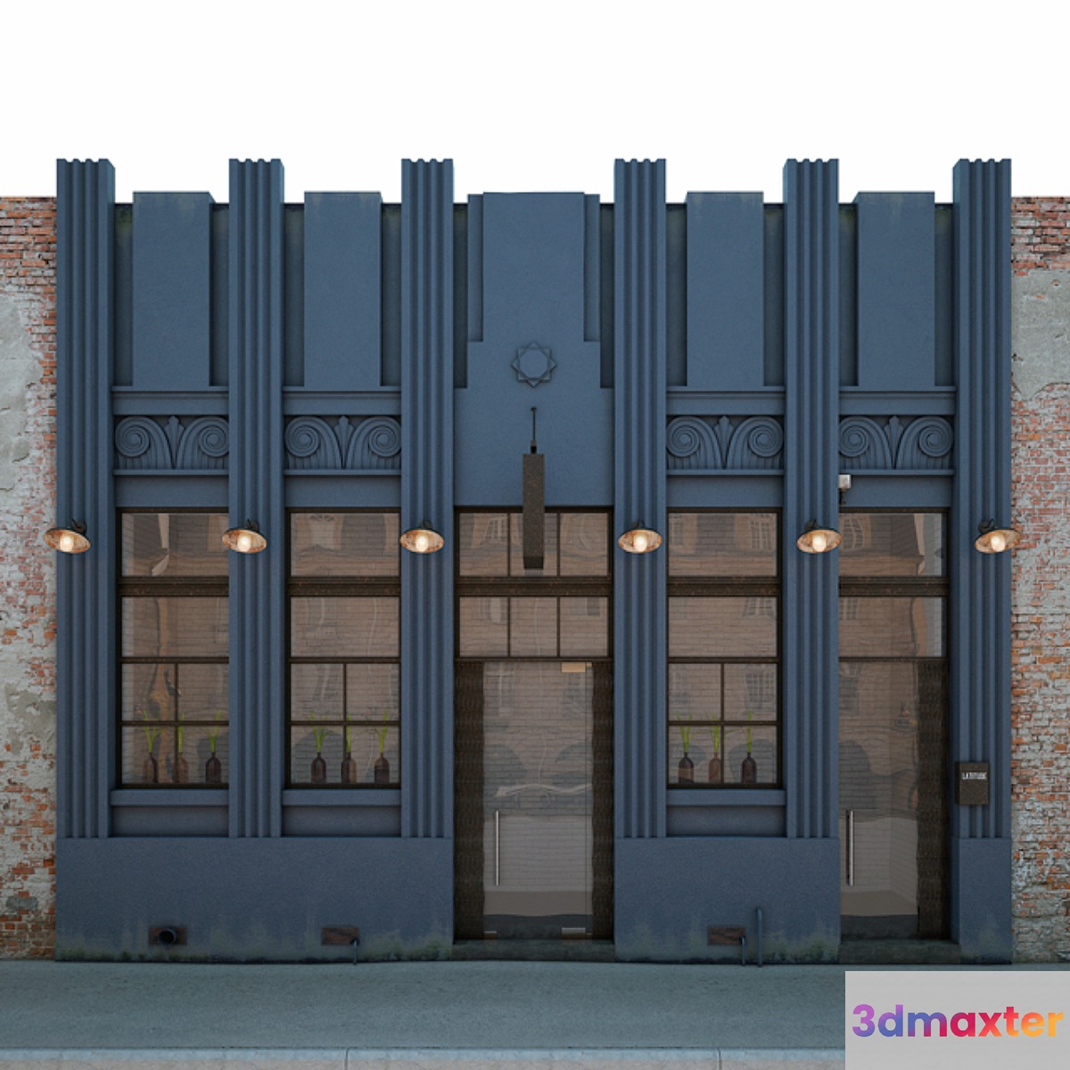 David’s Restaurant In Melbourne 3D Max