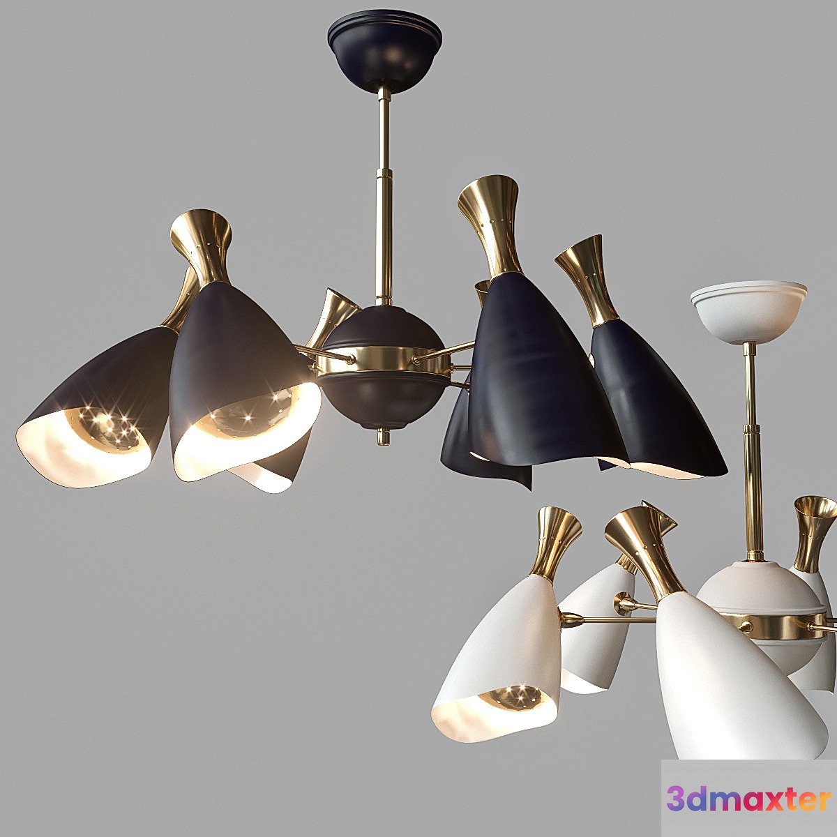 LED Chandelier 6 horns. China Manufacturing. - No.2