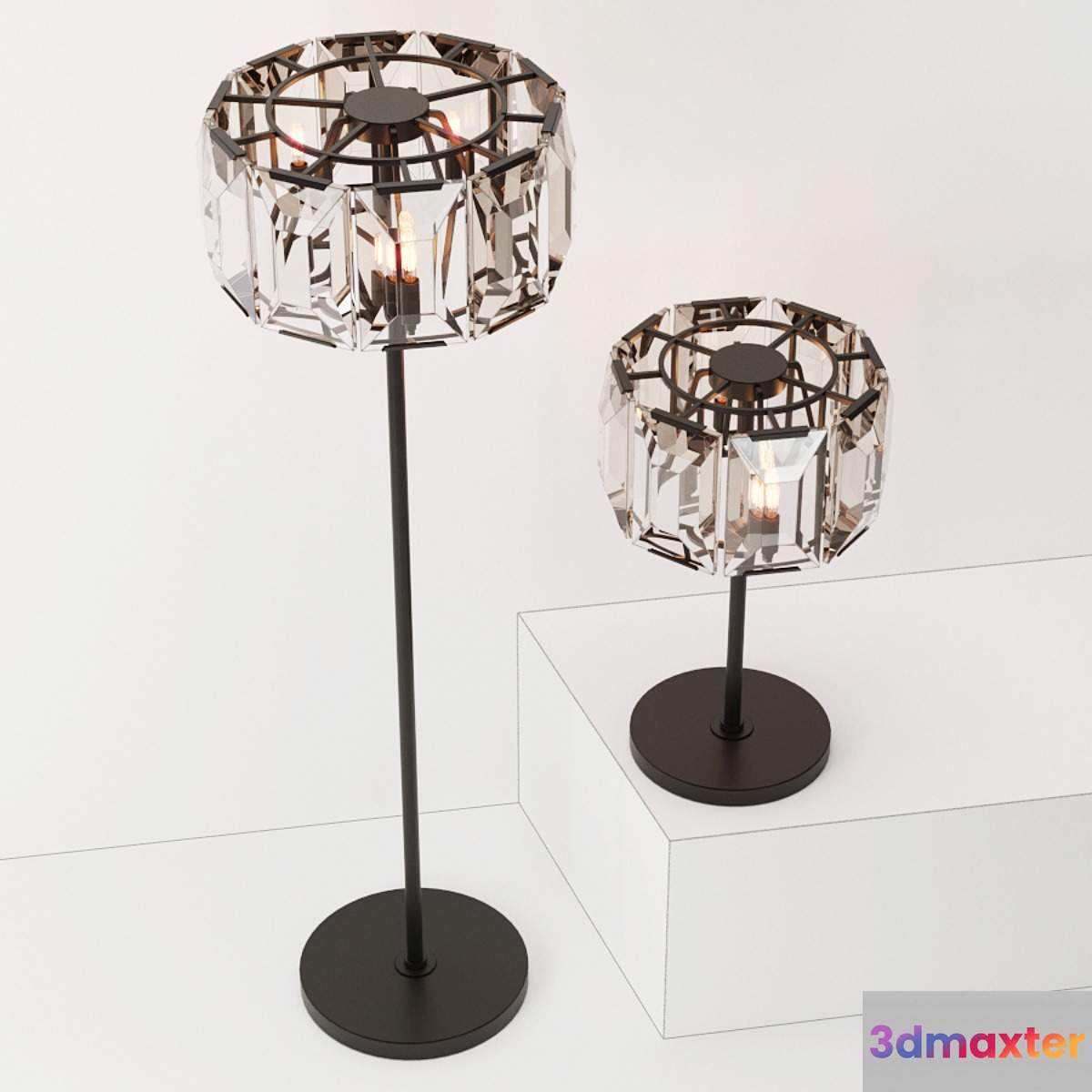 HARLOW CRYSTAL TABLE LAMP FLOOR LAMP