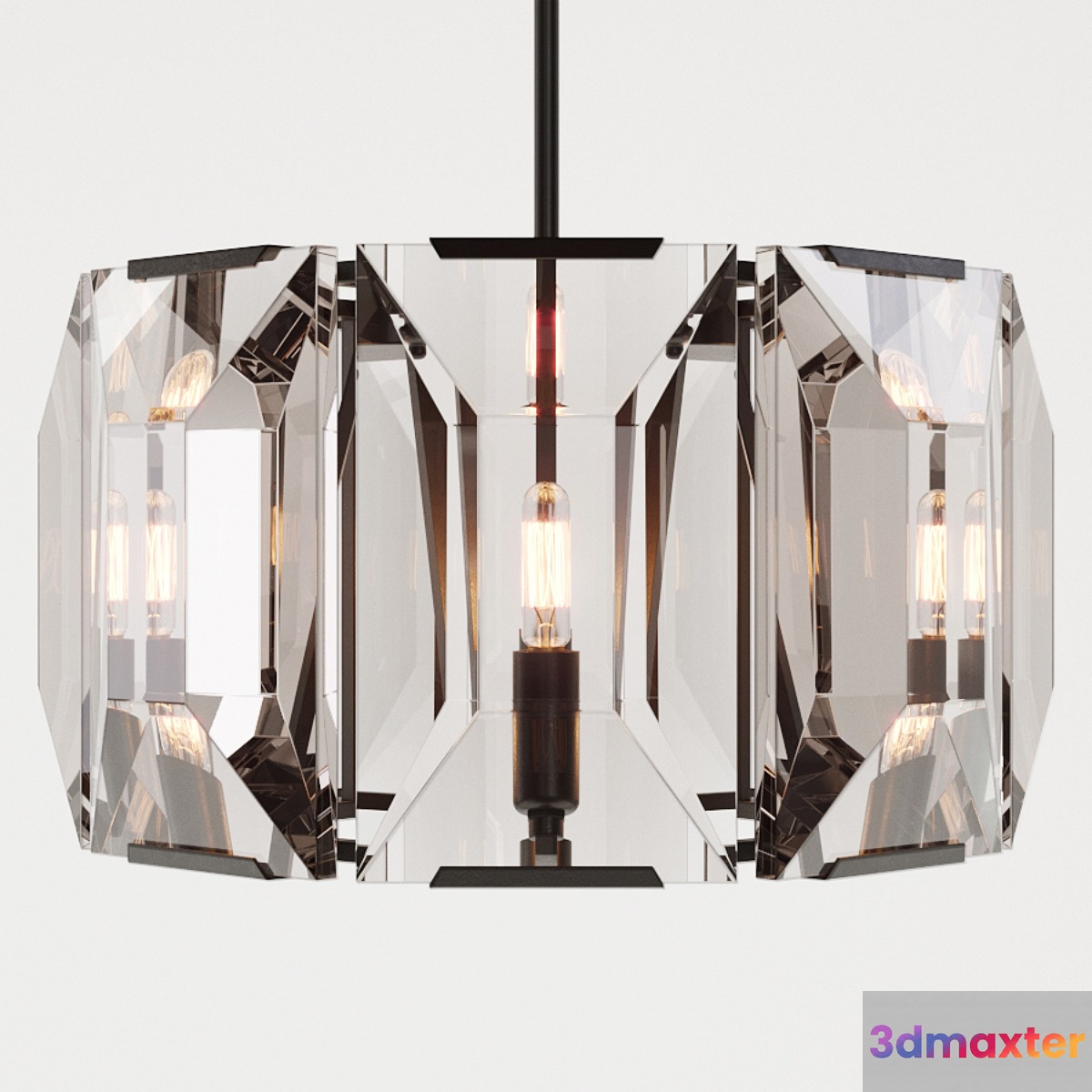 RH HARLOW CRYSTAL CHANDELIER 19 3D Max