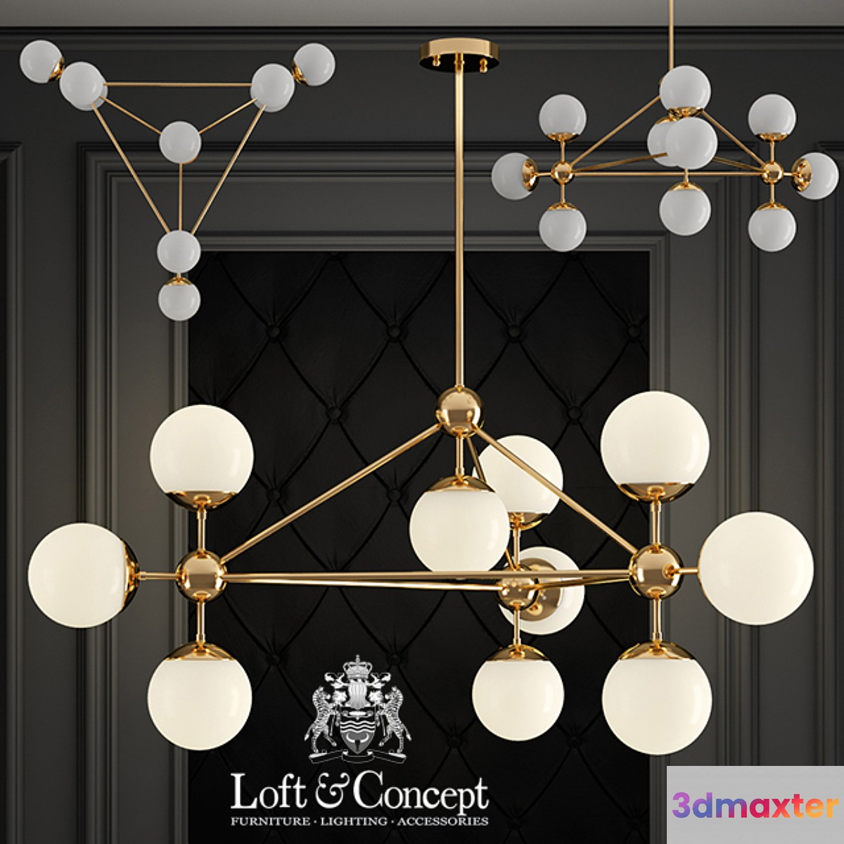Modo Chandelier Gold Chandelier 10 - No.4