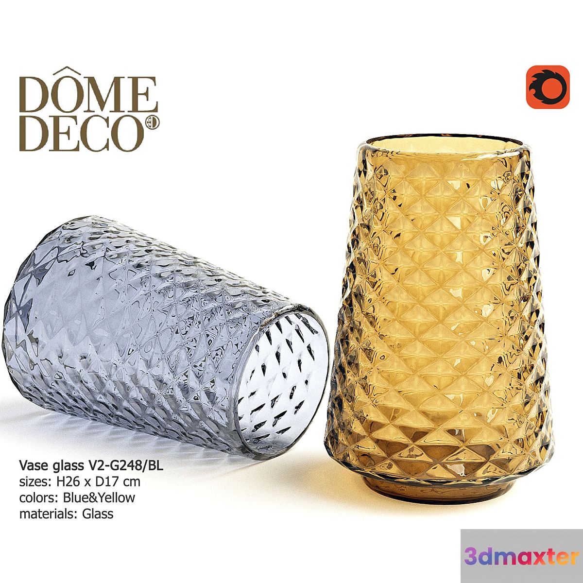 Vase DomeDeco 3D Max