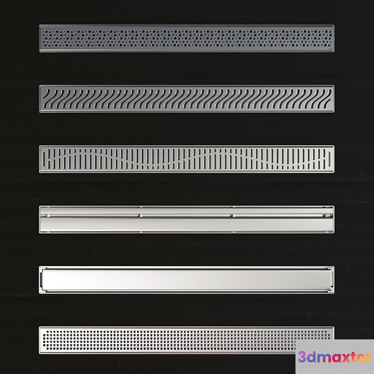 Shower channels ACO ShowerDrain E 3D Max