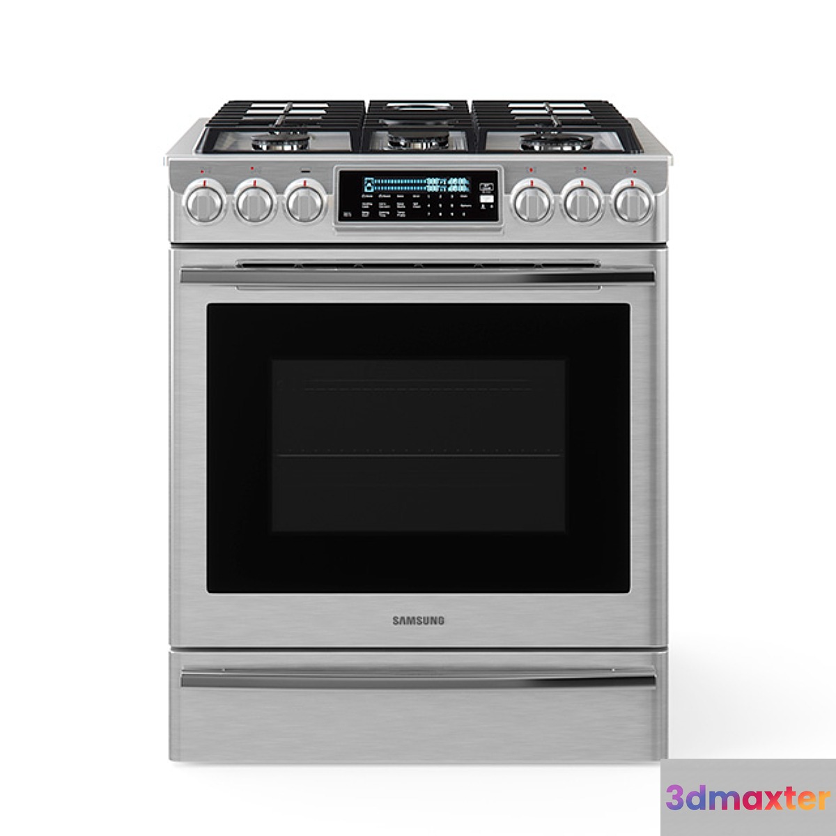 Samsung 5.8 Cu. Ft. Slide-In Gas Range 3D Max