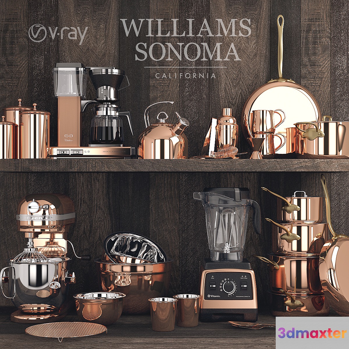 Williams Sonoma Copper Set