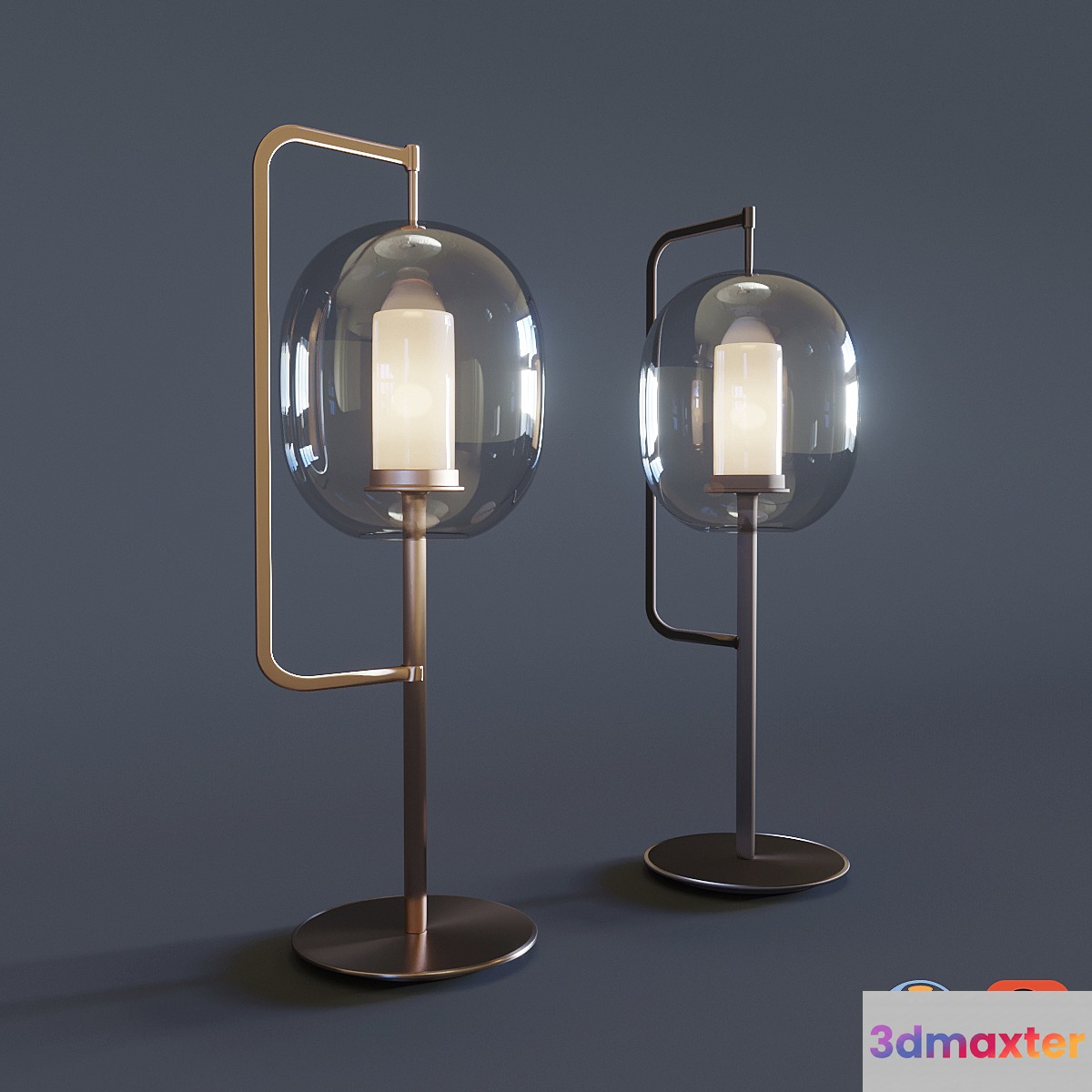 Lantern Light Table Lamp Neri & Hu 2017 ClassiCon 3D Max