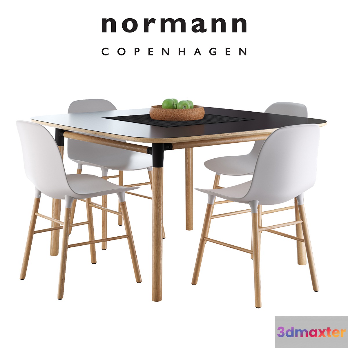 Normann Copenhagen Form Table and Chair 3D Max